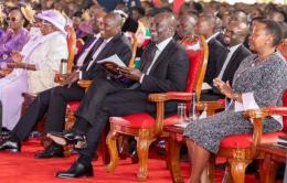 President William Ruto and Kikuyu MP Kimani Ichungw'ah.